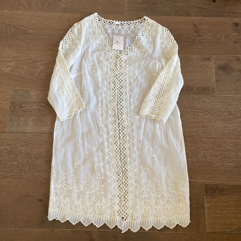Free People Lace Kimono